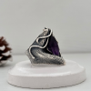 Sterling silver ring | natural amethyst |exclusive jewelry by Shahinian