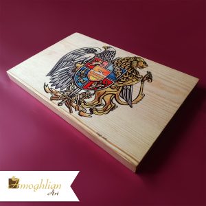 Large Wooden Picture _ The coat of arms