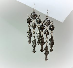 Silver Earrings from the Collection “Van-Vaspourakan”