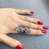 Sterling Silver 925 | Large Ethnic Ring | Armenian Ring Handmade