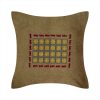 An Armenian embroidered pillow or pillow cover with old Armenian carpet ornaments "Pazyryk"