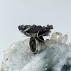 Exclusive silver ring with natural druzy amethyst | designed by Shahinian