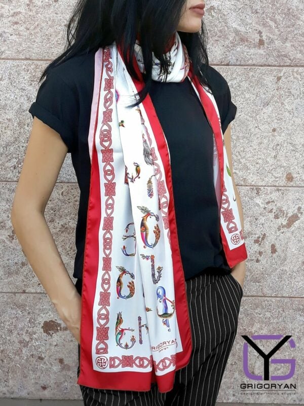 Armenian Alphabet Scarf