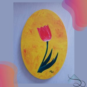 Oil painting “Tulip” by ArakeLiana Art