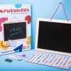 Double-Sided Wooden Magnetic Chalkboard-Small