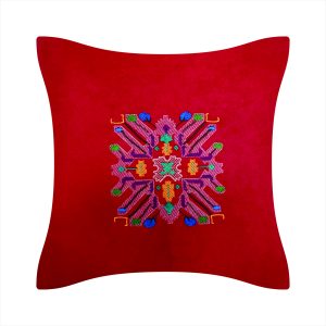 An Armenian embroidered pillow or pillow cover with old Armenian carpet ornaments:”Jraberd”