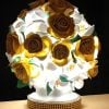 "Rose/Magnolia" Bedside Lamp