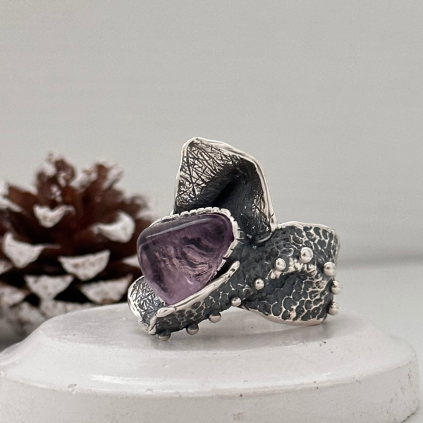 Amethyst Sterling Silver Ring