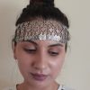 Eternity Forehead Flowery Silver Plated Drop, Armenian Headpieces Drop