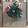 3D Wall Art "Hydrangeas and Peonies in the Glass Vase"