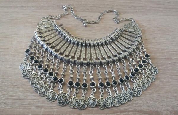 "Eternity" Black Onyx Statement Necklace