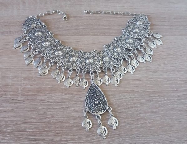 Pomegranate Armor Link Necklace