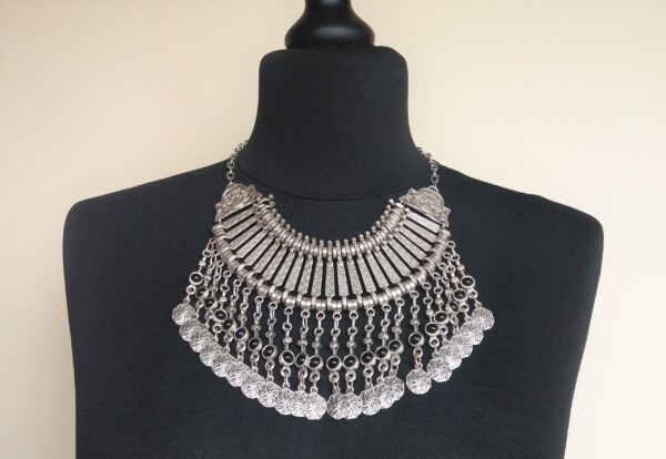 "Eternity" Black Onyx Statement Necklace