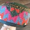 Handmade Embroidery Armenian Hat, Taraz Hat, Ethnic Hat, Traditional Hat, Carpet Hat