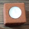 Tuff Stone Grape/Pomegranate Candle Holder