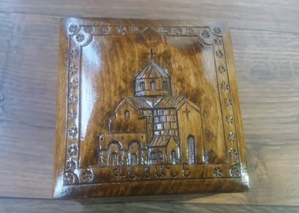 Mount Ararat/Saint Gayane Church Handcrafted Wooden Box