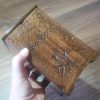 Handcrafted Armenian Wooden Box with Mount Ararat and Etchmiadzin Cathedral, Kitchen Storage Box, Decorative Wooden Box