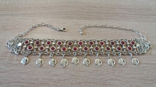 Pomegranate Seed Stones Necklace