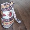 Handmade Shoulder Bag, Armenian Handbag, Ethnic Bag, Cross Body Bag, Carpet Bag, The Wheel of Eternity Bag