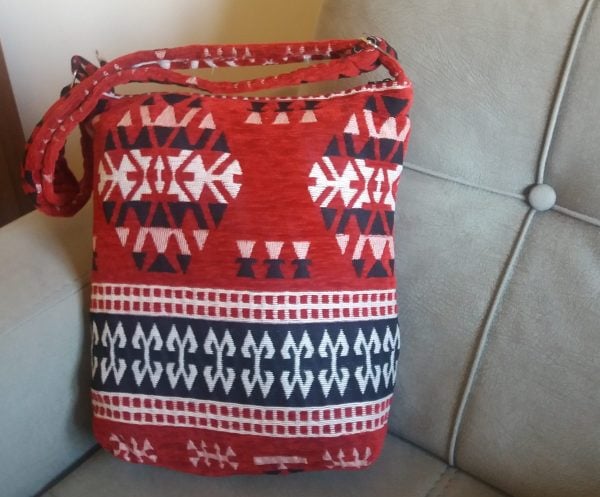 Red Armenian Shoulder Bag