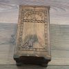 Handcrafted Armenian Wooden Box of Etchmiadzin Cathedral with Mount Ararat and the Eternity Sign, Kitchen Storage Box, Decorative Wooden Box