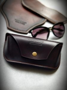 Sunglasses leather case
