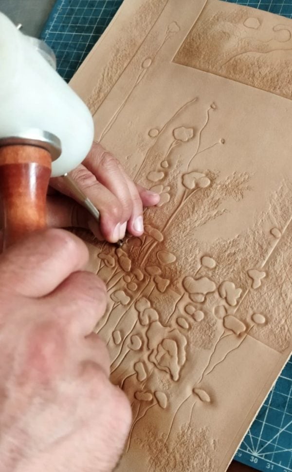 Hand Tooled Leather Bag