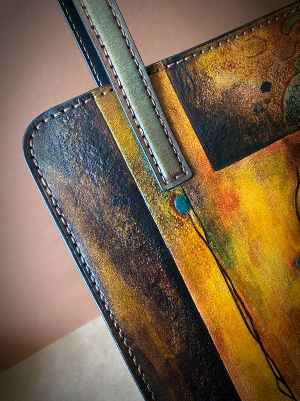 Hand Tooled Leather Bag