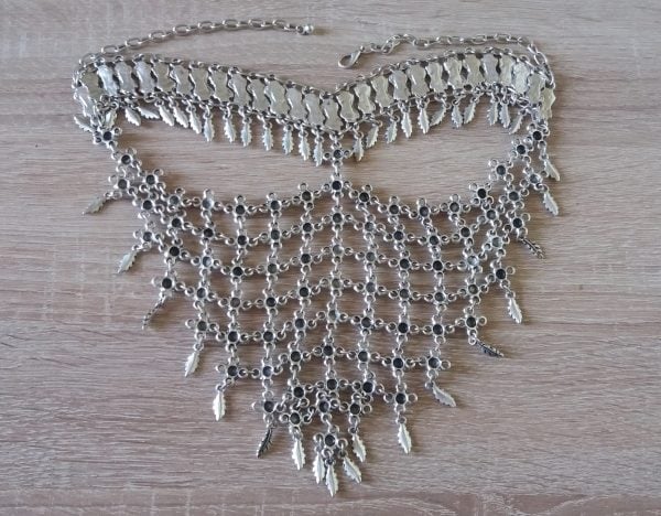 Drop Leaves Statement Necklace