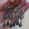 Armenian Filigree Amazonite Earrings