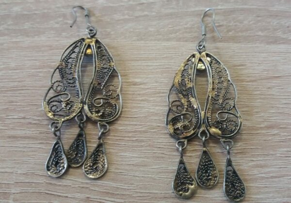 Armenian Filigree Amazonite Earrings