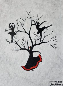 Oil Painting “Dancing Tree” by ArakeLiana Art