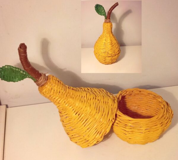 Woven Pear Basket