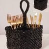 Woven Square Cutlery Holder