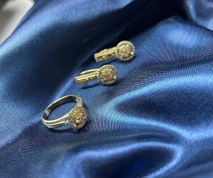 Gold Ring | Earrings (VGS25)