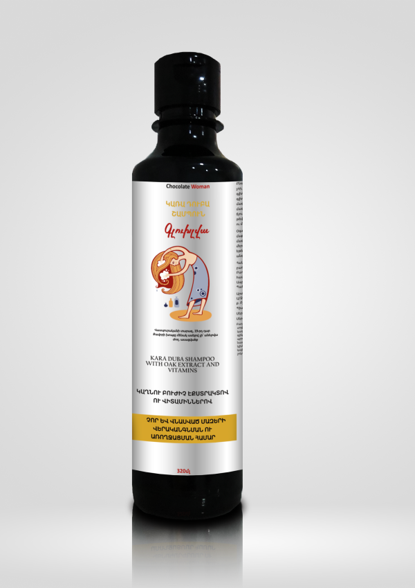 "Gluxlva" Shampoo with Oak Bark Extract