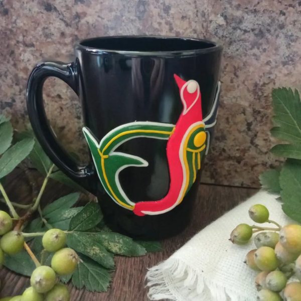 Armenian Bird Letter Mug