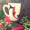 Armenian Bird Letter Mug