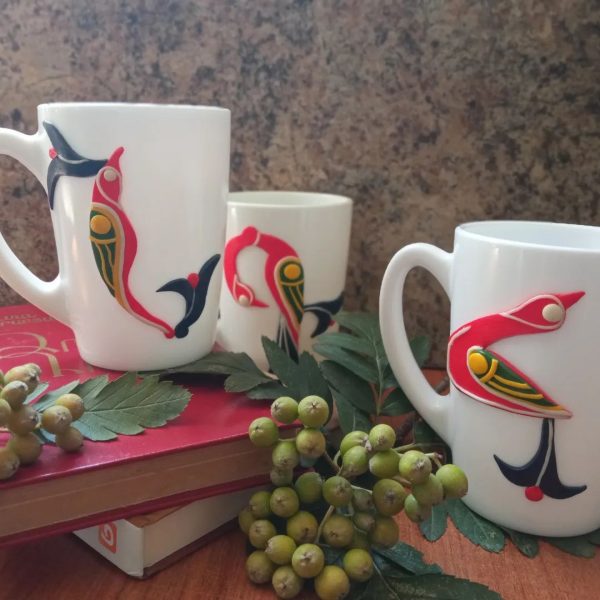 Armenian Bird Letter Mug