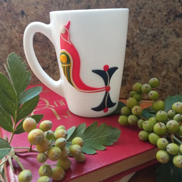 Armenian Bird Letter Mug