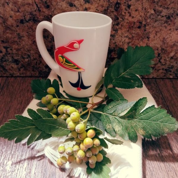 Armenian Bird Letter Mug