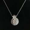 "Pomegranate" Silver Necklace