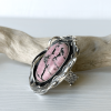 Amazing silver ring with natural rodonite | exclusive jewelry by SHahinian