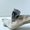 Exclusive silver ring with natural purple amethyst | Shahinian jewelry