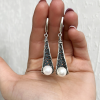 Elegant silver jewelry with natural pearls: Designed by Shahinian jewelry
