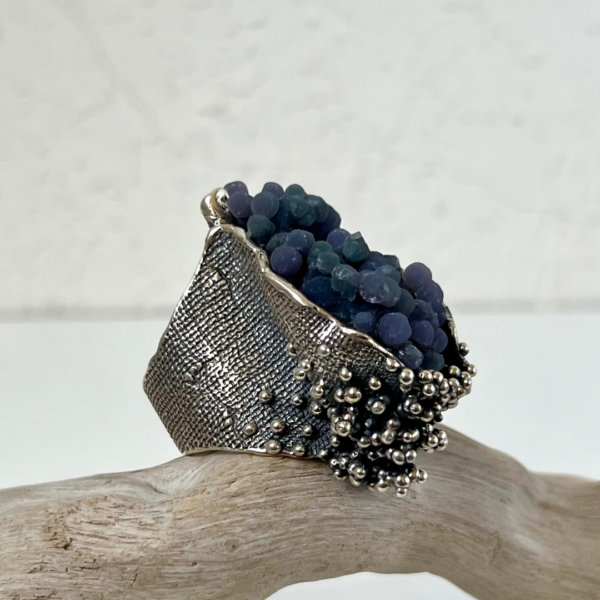 Sterling Silver Ring with Natural Chalcedony