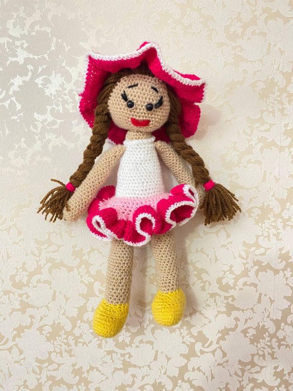 Crochet Amigurumi Doll Anahit | Handmade Doll - Girls Birthday Gift