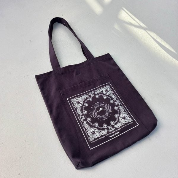 "Bandana Ararat" Grey Tote Bag