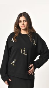 Women’s oversize sweatshirt “ARMENIAN LETTERS”