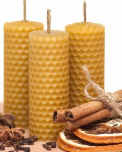 Beeswax Candles 10cm–Free shipping